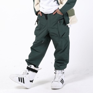 2223 [88limited] P-3 AOX PANTS GREEN 스노우보드복 팬츠 남여공용