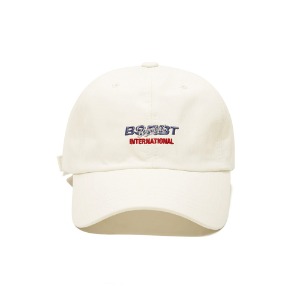 2223 BSRABBIT AUTHENTIC LOGO CAP WHITE 비에스래빗 모자
