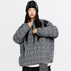 2324 USS2 Leather Pt Check Pullover NY 스노우보드복 자켓 남자여자공용