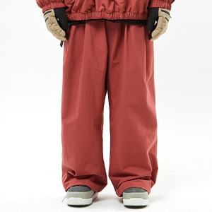 2324 SPECIALGUEST EASY SUPERWIDE TUCK PANTS 3L APRICOT-BRANDY 스페셜게스트 스노우보드복 팬츠