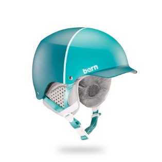 Bern Muse Asian Fit Satin Teal Hatstyle 번 뮤즈 헬멧