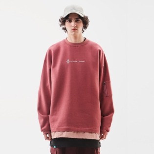 2122 SPECIALGUEST ORBAN CREWNECK (WITHERED ROSE) 스노우보드복 티셔츠 스페셜게스트