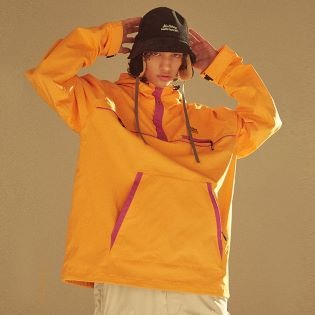 2122 홀리데이 HOLIDAY COVERT 2L jacket [2layer/anorak] - orange 스노우보드복 자켓 남녀공용