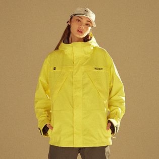 2122 홀리데이 HOLIDAY PLATOON 2L jacket [2layer] - yellow 스노우보드복 자켓 남녀공용