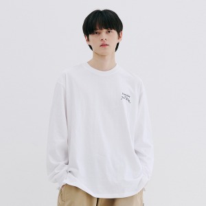 2324 BSRABBIT EVERY DAY LONG SLEEVE WHITE
