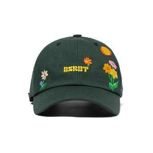2324 BSRABBIT HAPPY FLOWER CAP GREEN 비에스래빗 모자