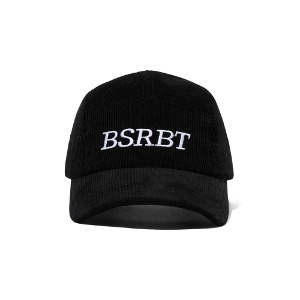 2324 BSRBT BSRBT 5 PANNAL CAP STRIPE CORDUROY BLACK 비에스래빗 모자