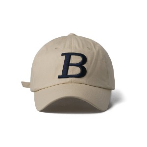 2324 BSRABBIT BIG B LOGO CAP BEIGE 비에스래빗 모자