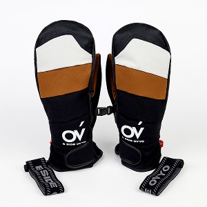 2324 OVYO  A SIDE MITTEN LEATHER BROWN